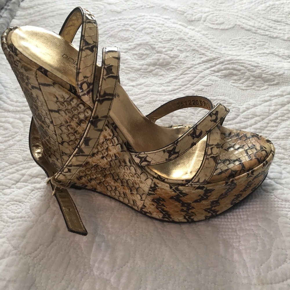 Dolce & Gabbana Wedge Sandal